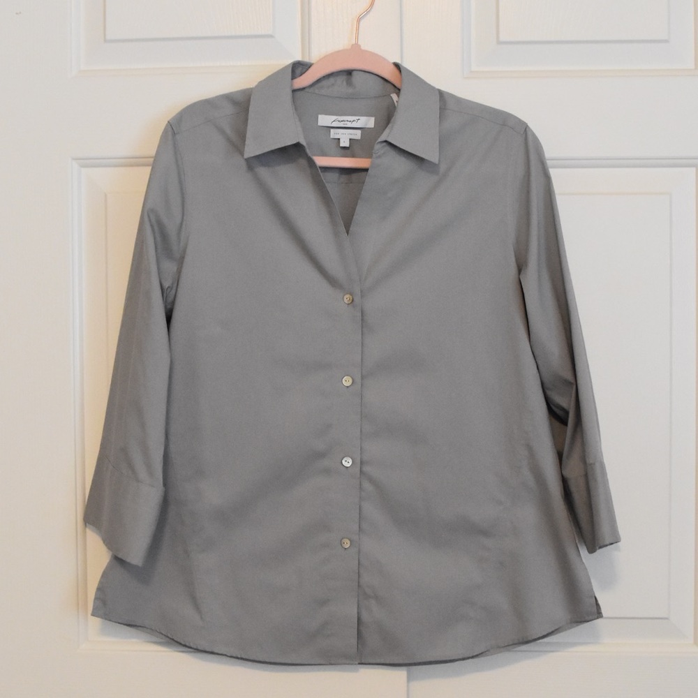 Foxcroft Non Iron Stretch Top